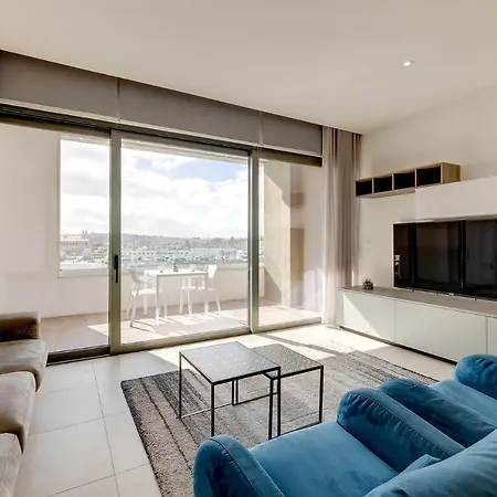 Deluxe With Valletta And Harbour Views Lägenhet *